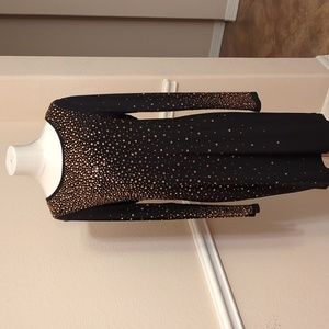 CeCe Black Dress with Rhinestones